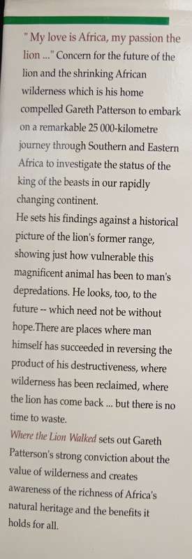 Where the Lion Walked by Gareth Patterson