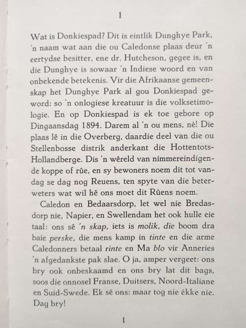 Donkiespad by C.G.S. de Villiers
