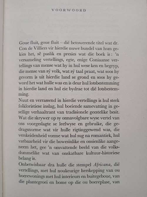 Goue Fluit, Goue Fluit by C.G.S. de Villiers Met n Voorword deur Audrey Blignault