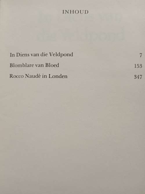 Die Veldpond Omnibus by Louwrens de Kock