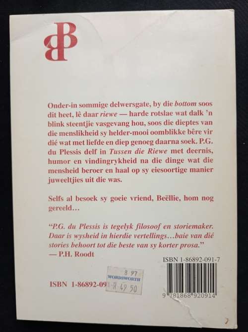 Tussen die Riewe by P.G. du Plessis