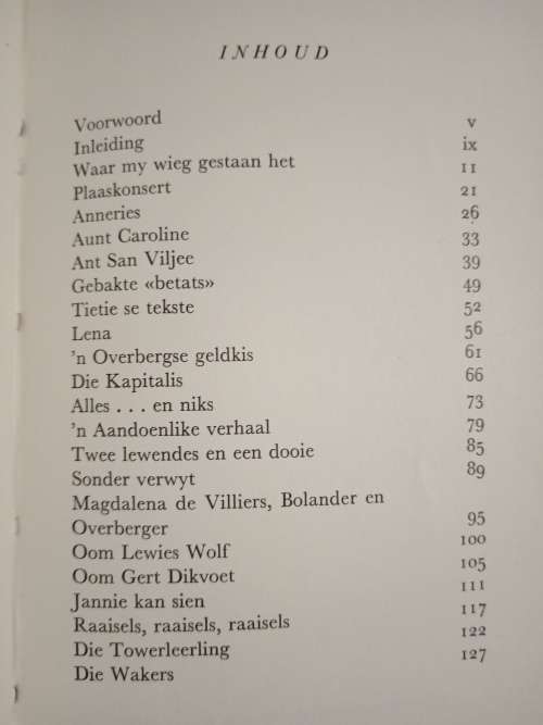 Overbergse Eergister by C.G.S. de Villiers with a Foreword by Audrey Blignault
