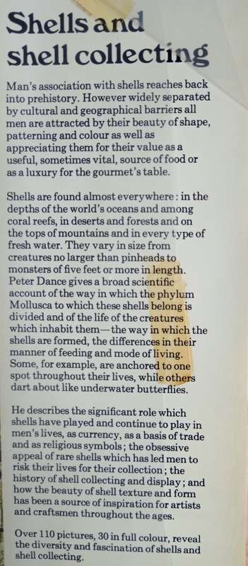 Shells & shell collecting by S. Peter Dance