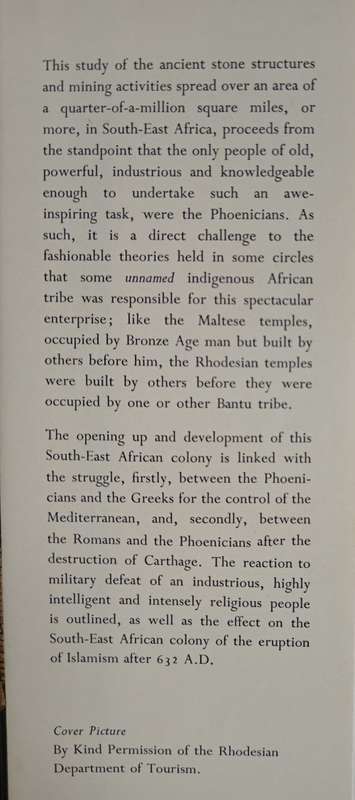 Zimbabwe: Rhodesia`s Ancient Greatness by A.J. Bruwer