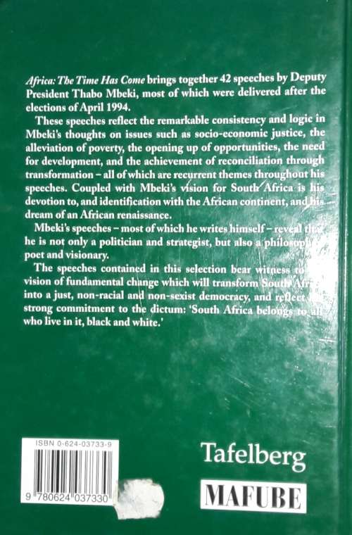 Africa - The Time Has Come - Thabo Mbeki