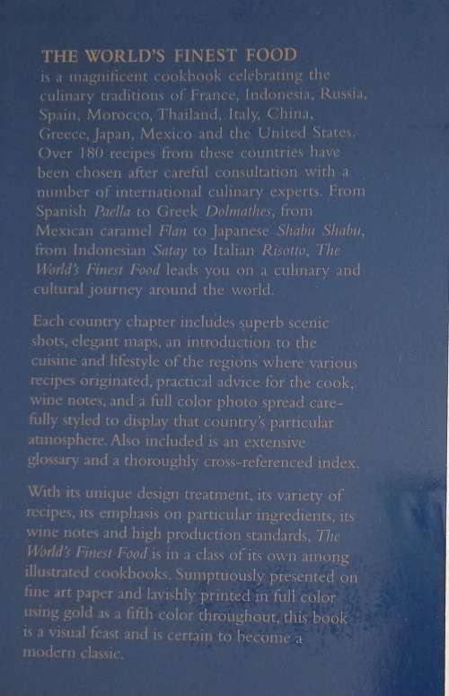 The Worlds Finest Food -Recipes by Ann Creber, Country Text by Elisabeth King