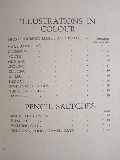 Sketches in Stable & Kennel by Lionel Edwards