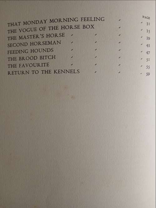 Sketches in Stable & Kennel by Lionel Edwards