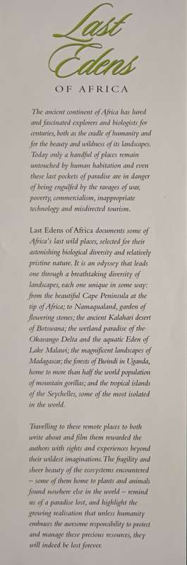 Last Eden of Africa by Liz Day, Francois Odendaal & Photographs by Claudia Velásquez