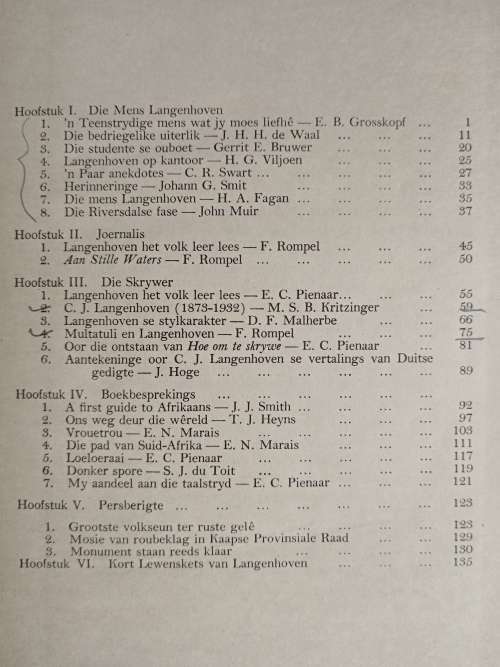 Langenhoven, Die Volkskrywer by P.J. Nienaber