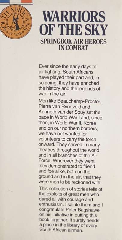 Warriors of the Sky: Springbok Air Heroes in Combat  by Peter Bagshawe