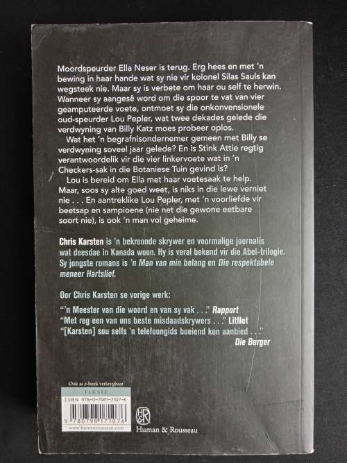 Die Verdwyning van Billy Katz by Chris Karsten