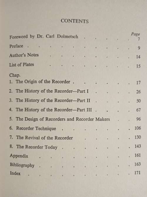 The Recorder & its Music by Edgar Hunt