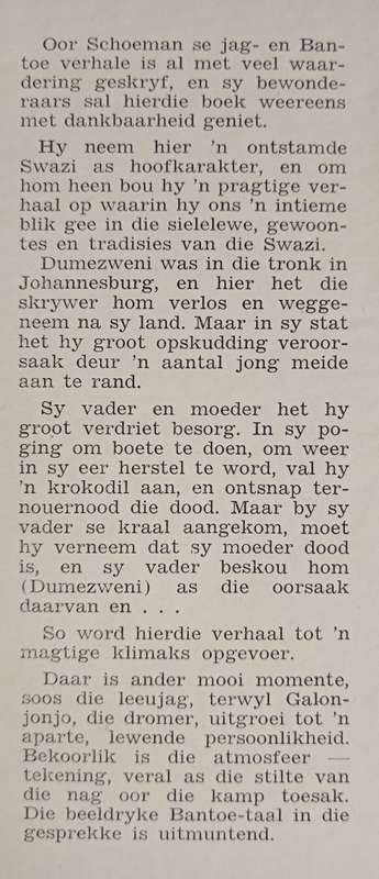 Rook op die Horison by P. J. Schoeman