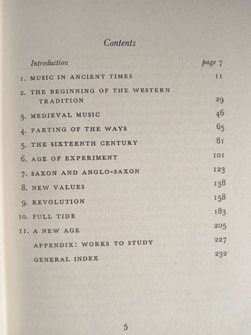 Music & its story by Percy M. Young