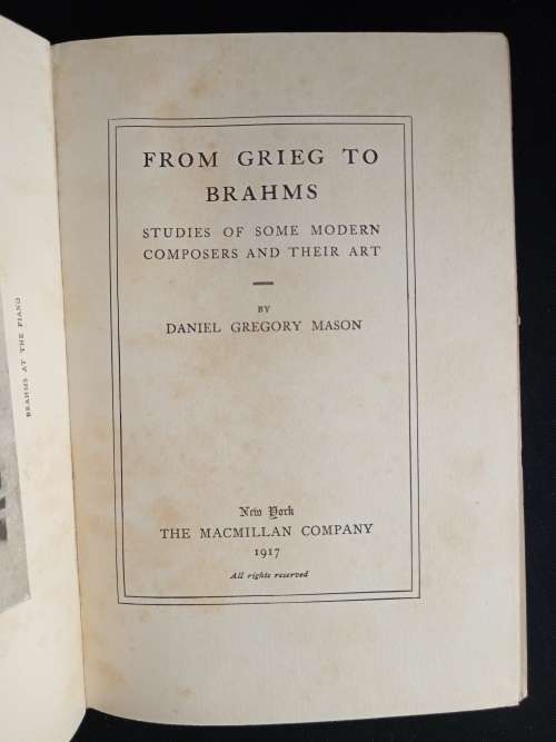 From Grieg to Brahms by Daniel Gregory Mason