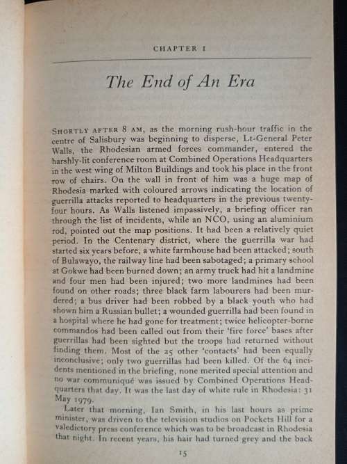 The Past is Another country- Rhodesia: UDI to Zimbabwe by Martin Meredith