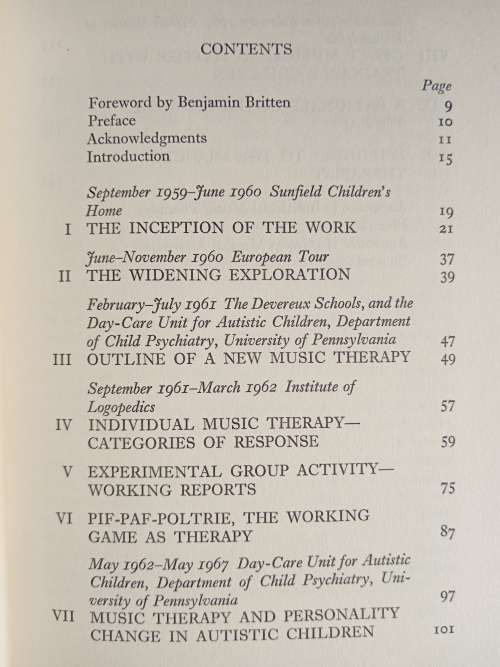 Therapy in Music for Handicapped Children by Paul Nordoff & Clive Robbins