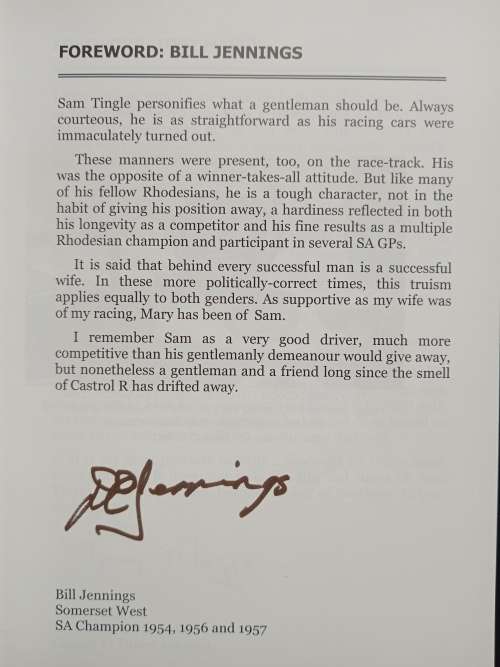 `Love First, Tingle Second! Sam Tingle`s Motorsport Scrapbook by Greg Mills