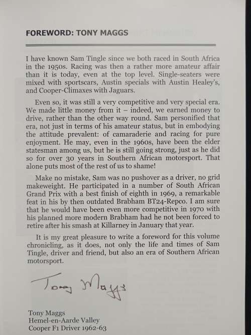 `Love First, Tingle Second! Sam Tingle`s Motorsport Scrapbook by Greg Mills