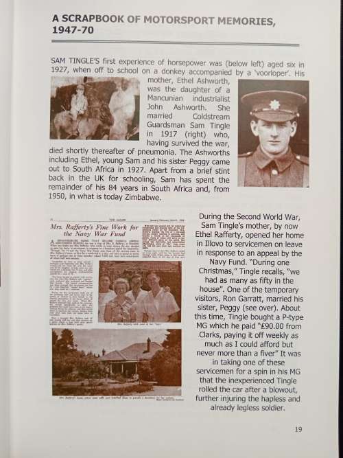 `Love First, Tingle Second! Sam Tingle`s Motorsport Scrapbook by Greg Mills