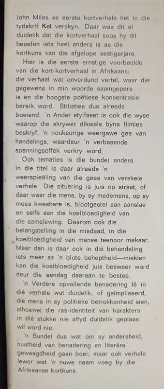 Liefs nie op straat nie by John Miles