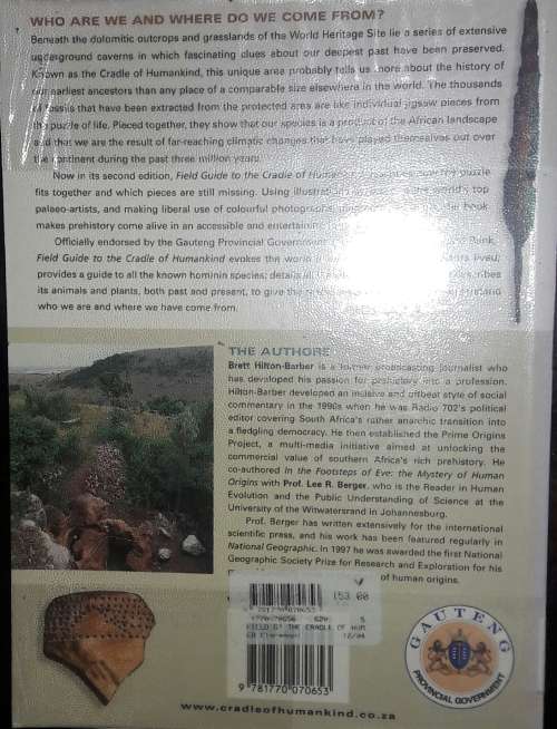 Field Guide To The Cradle Of Humankind - Brett Hilton-Barber - Prof. Lee R Berger
