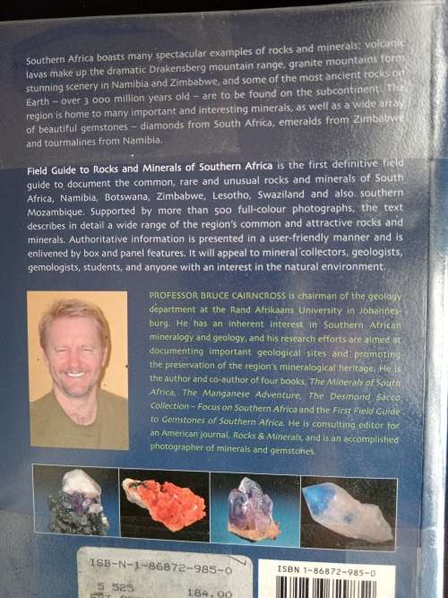 Field Guide to Rocks & Minerals of South Africa by Bruce Cairncross