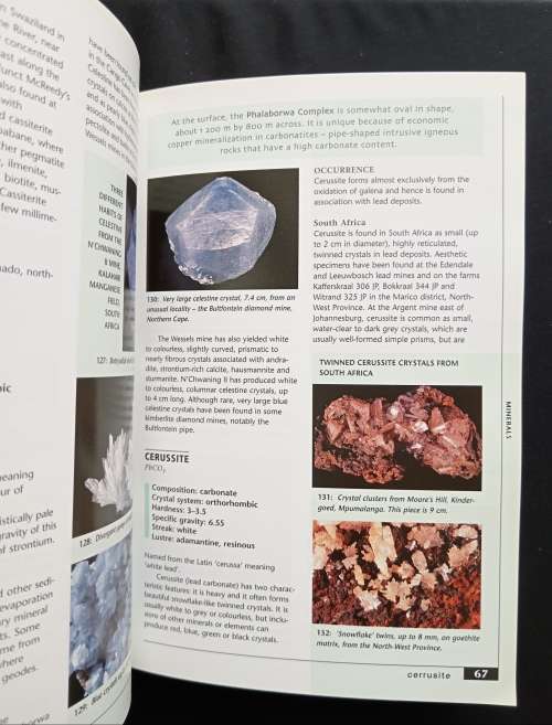 Field Guide to Rocks & Minerals of South Africa by Bruce Cairncross