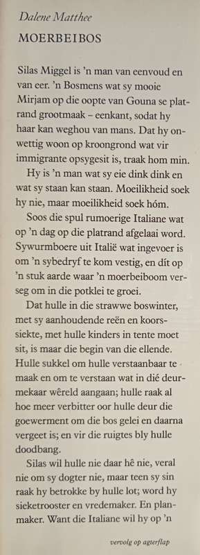 Moerbeibos by Dalene Matthee