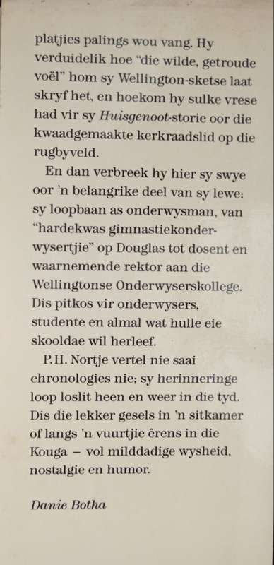 Korsies van Growwebrood: Outobiografiese vertelling by P.H. Nortje