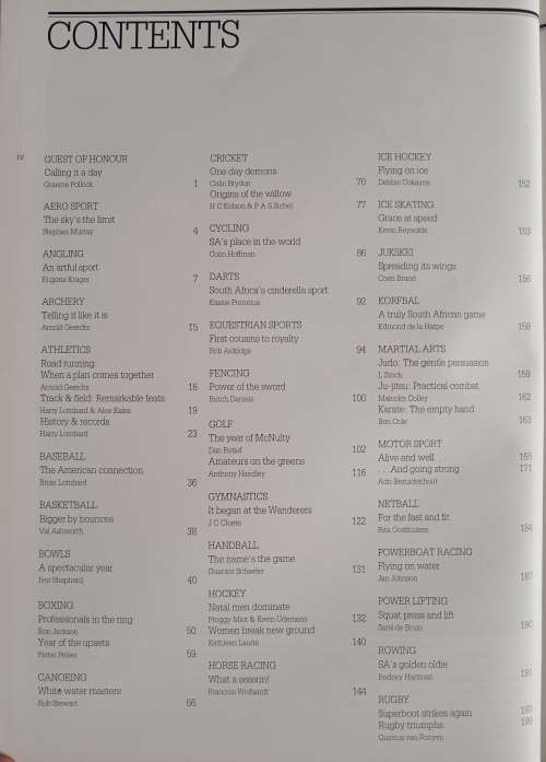 The Allied Book of SA sports & sports records Number 1