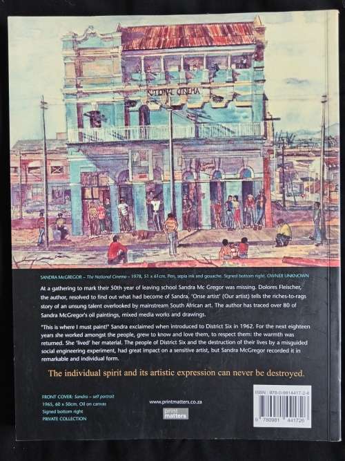 Sandra McGregor - `Onse Artist` in District Six by Dolores Fleischer