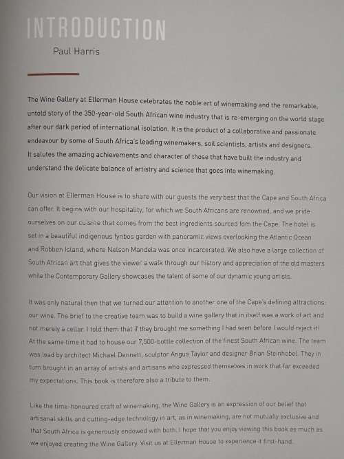 The Story of Ellerman House: Wine Gallery
