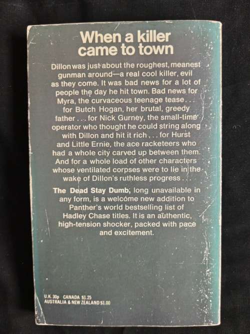 The Dead Stay Dumb by James Hadley Chase