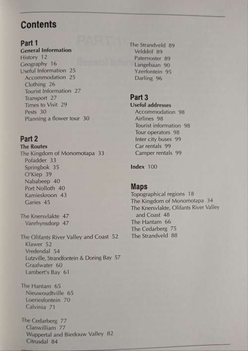 A traveller`s companion to Namaqualand from Pofadder to Darling by Esta Mostert & Mike Crewe Brown