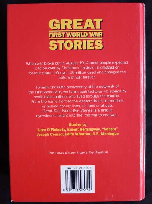 Great First World War Stories by Maugham, Hemingway, Wharton, Remarque(Saki) & Montague