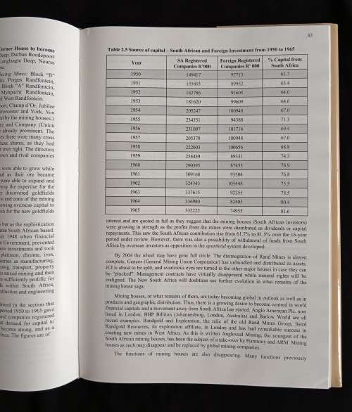 Historic Overview of the Witwatersrand Goldfields by J.R.F. Handley