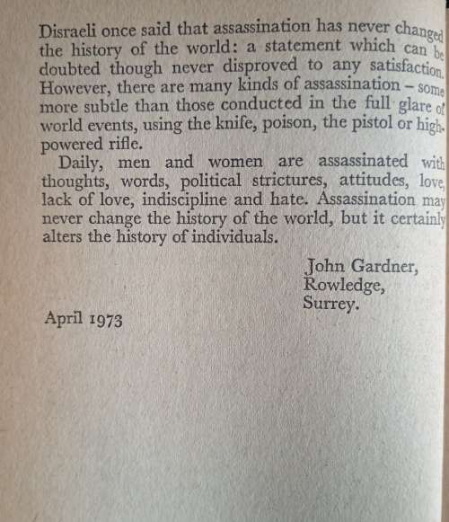 The Assassination File by John Gardner