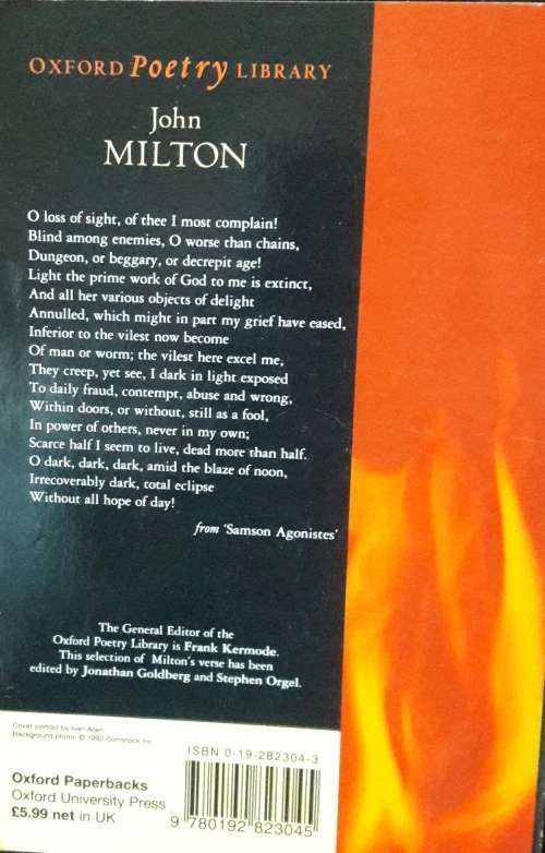 John Milton - Oxford Poetry Library