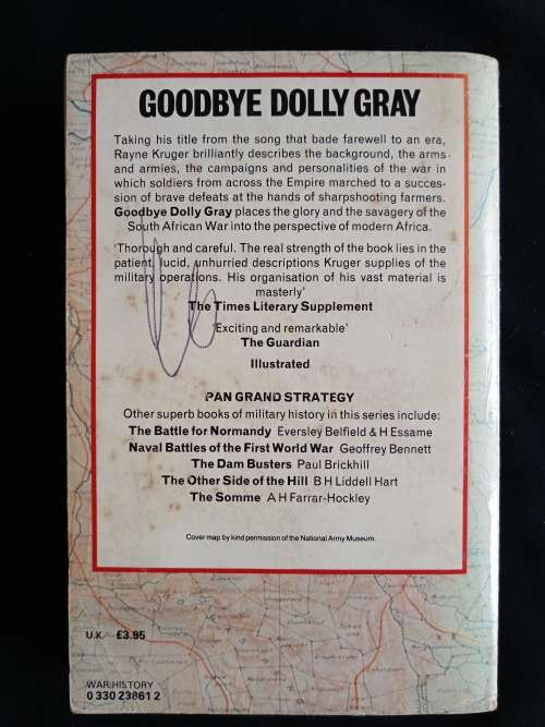 Goodbye Dolly: The Story of The Boer War Gray by Rayne Kruger