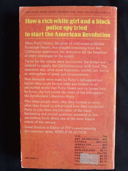 The Making of Tania: The Patty Hearst Story by David Boulton
