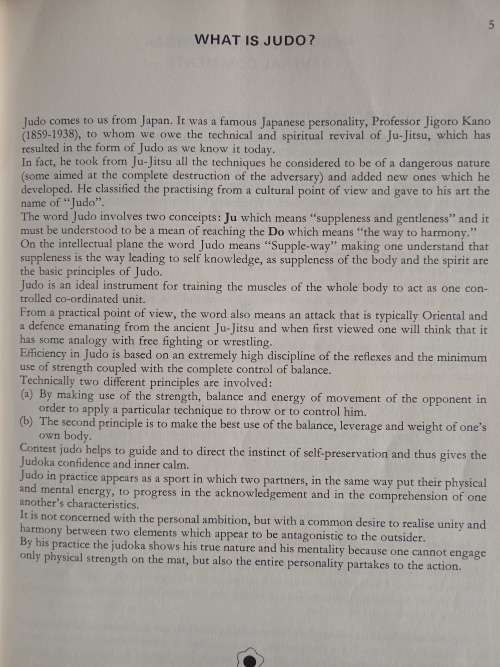 S.A. Judo Syllabus by Jean Pujol