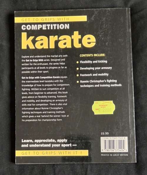 Get to Grips with Competition Karate by Bryan Evans with Ronnie Christopher