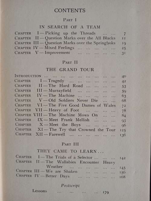 Springbok Story 1949-1955 by Dr. D.H. Craven