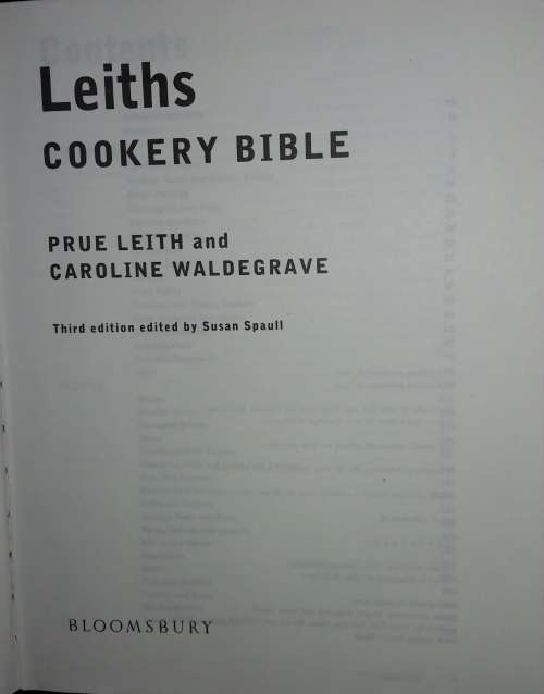 Leiths Cookery Bible - Prue Leith and Caroline Waldegrave