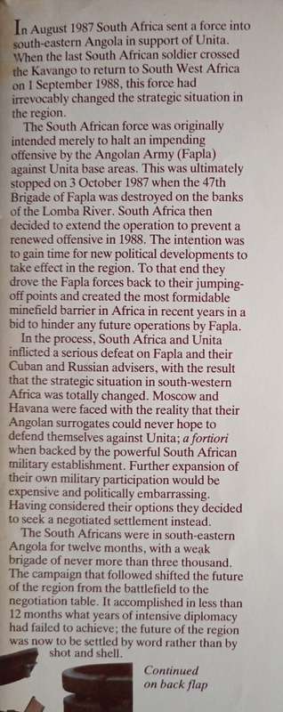 War in Angola: The Final South African Phase by Helmoed-Römer Heitman