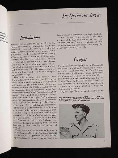 The Special Air Service by James G Shortt & Angus Mcbride
