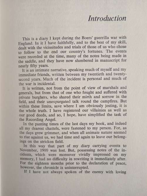 Commando Courageous(A Boer`s Diary) by Roland William Schikkerling