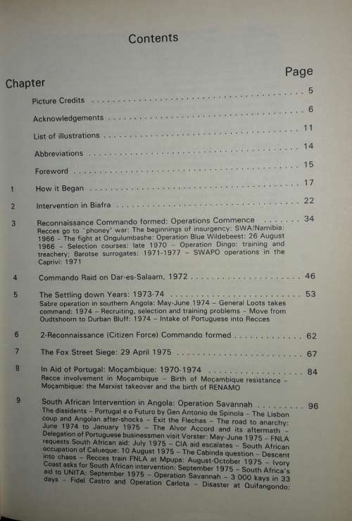 The Silent War - South African Recce Operations - 1969-1994 - Peter Stiff